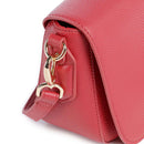 Borsa Donna a Tracolla con Pattina VALENTINO BAGS linea Brixton Colore Rubino