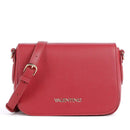Borsa Donna a Tracolla con Pattina VALENTINO BAGS linea Brixton Colore Rubino