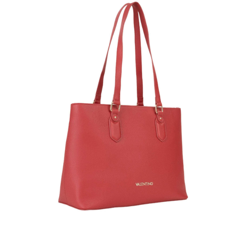 Borsa Donna Shopper a Spalla VALENTINO BAGS linea Brixton Colore Rubino Misura Piccola