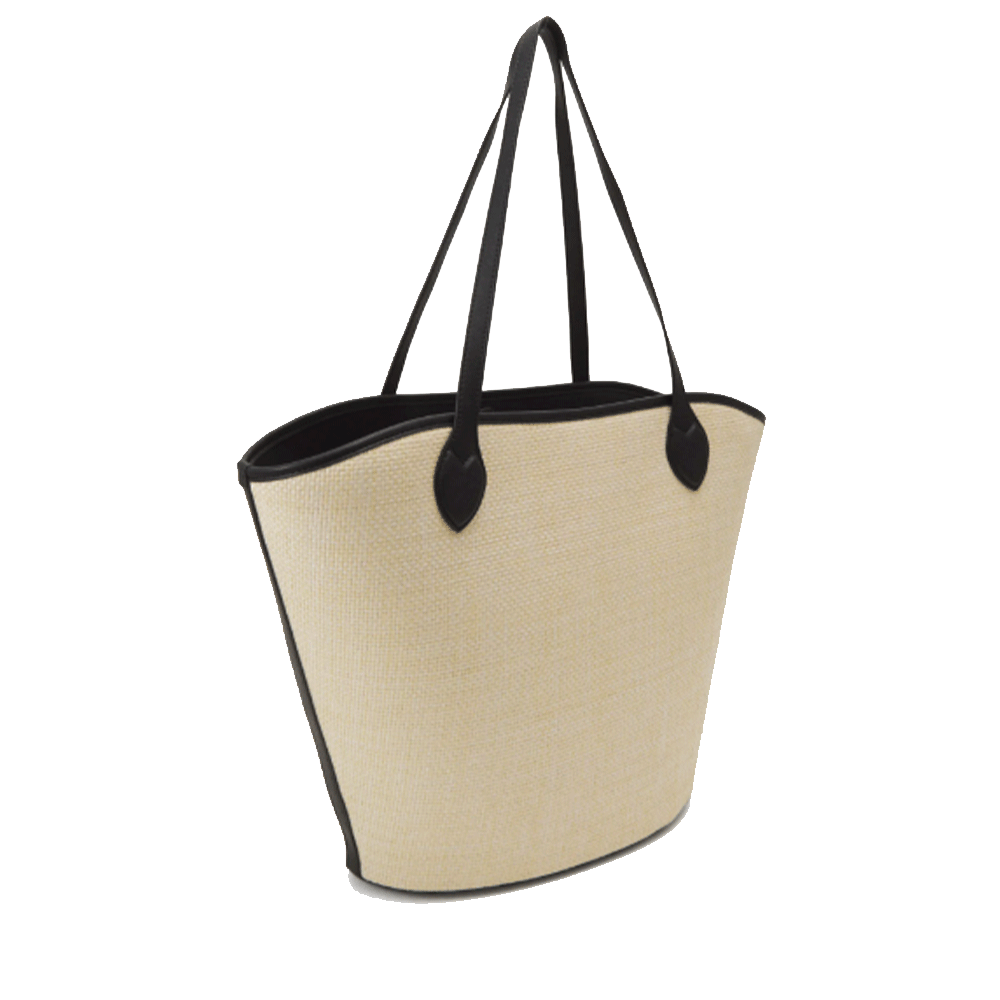 Borsa Donna a Spalla VALENTINO BAGS linea Covent Colore Natural - Nero
