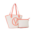 Women's Natural and Coral Shoulder Bag VALENTINO BAGS Covent
