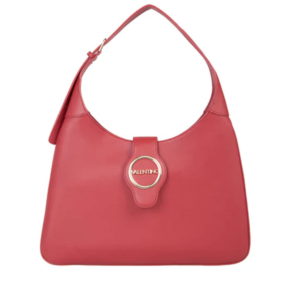 Borsa Donna Hobo a Spalla VALENTINO BAGS linea Moses Colore Rosso Scuro