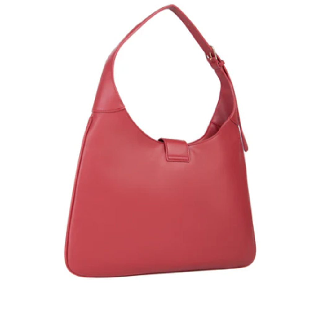 Borsa Donna Hobo a Spalla VALENTINO BAGS linea Moses Colore Rosso Scuro