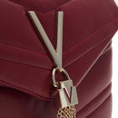 VALENTINO BAGS Damen-Umhängetasche Privilege-Linie, dunkelrote Farbe