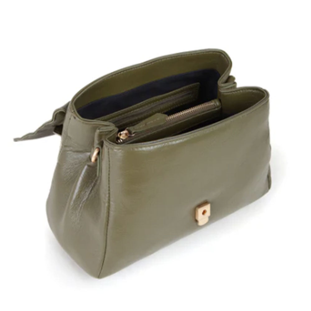 Borsa Donna a Mano VALENTINO BAGS linea Moni Colore Militare Misura Piccola - VBS8FV34