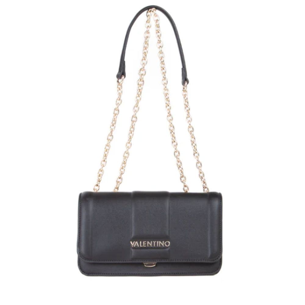 Borsa Donna a Spalla e Tracolla VALENTINO BAGS linea Brass Colore Nero