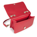 Borsa Donna a Spalla e Tracolla VALENTINO BAGS linea Brass Colore Rosso Scuro