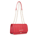 Borsa Donna a Spalla e Tracolla VALENTINO BAGS linea Brass Colore Rosso Scuro