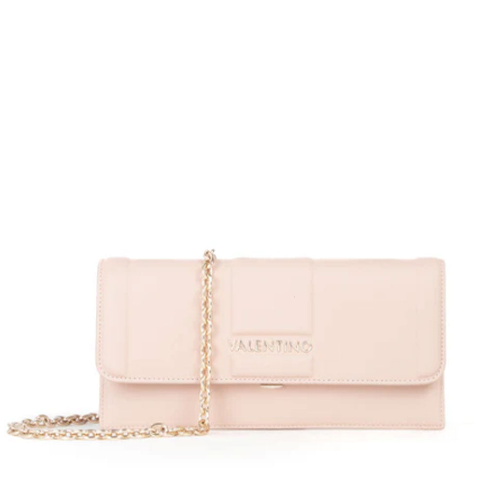 Damen Clutch VALENTINO BAGS Messing Linie Farbe Puder