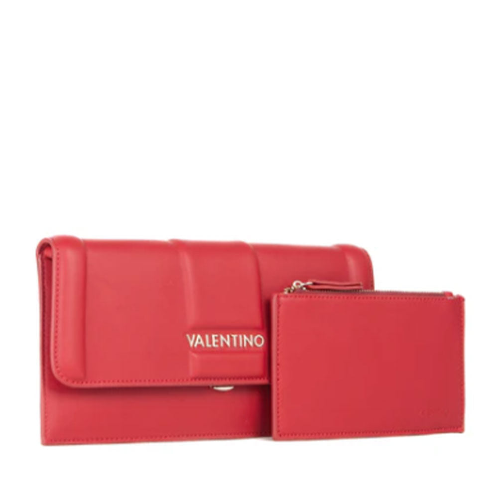 VALENTINO BAGS BRASS LINIE
Dunkelrote Damen Clutch  