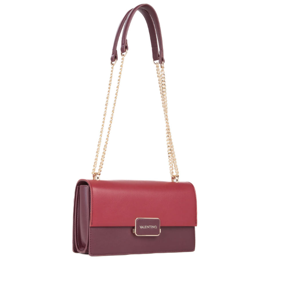 Borsa Donna a Spalla e Tracolla VALENTINO BAGS linea Alpheus Colore Vino - Rosso Scuro