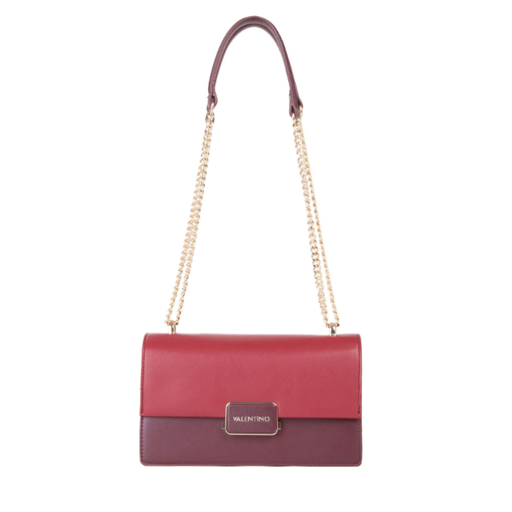 Borsa Donna a Spalla e Tracolla VALENTINO BAGS linea Alpheus Colore Vino - Rosso Scuro