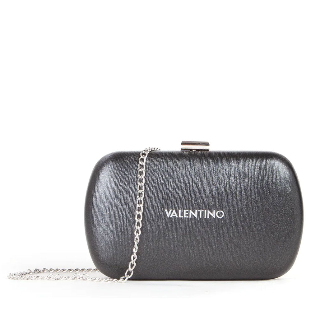 Clutch Donna a Mano VALENTINO BAGS linea Aroma Colore Nero Metallizzato