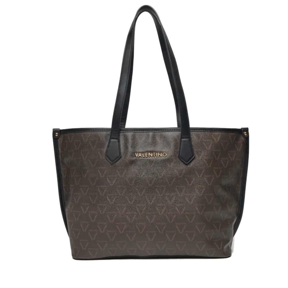 Borsa Donna Shopper a Spalla VALENTINO BAGS linea Lady Re Colore Moro - Nero