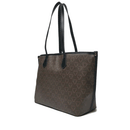 Women's Shopper Shoulder Bag VALENTINO BAGS Lady Re in Dark Brown and Black