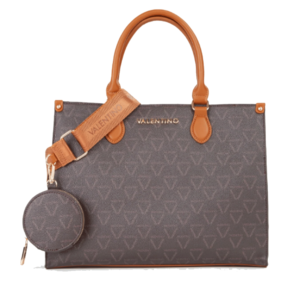 Borsa Donna a Mano VALENTINO BAGS linea Lady Re Colore Moro - Cuoio