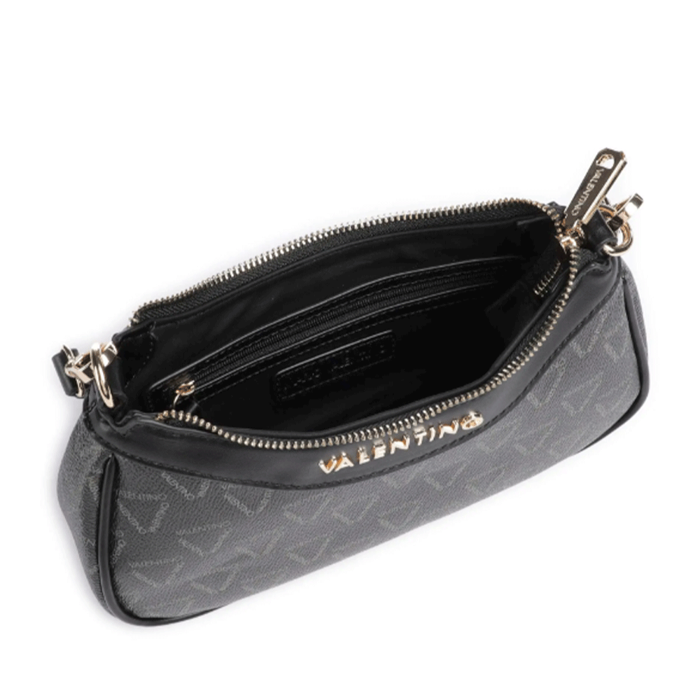 Borsa Donna Hobo a Spalla VALENTINO BAGS linea Lady Re Colore Nero - Multicolor