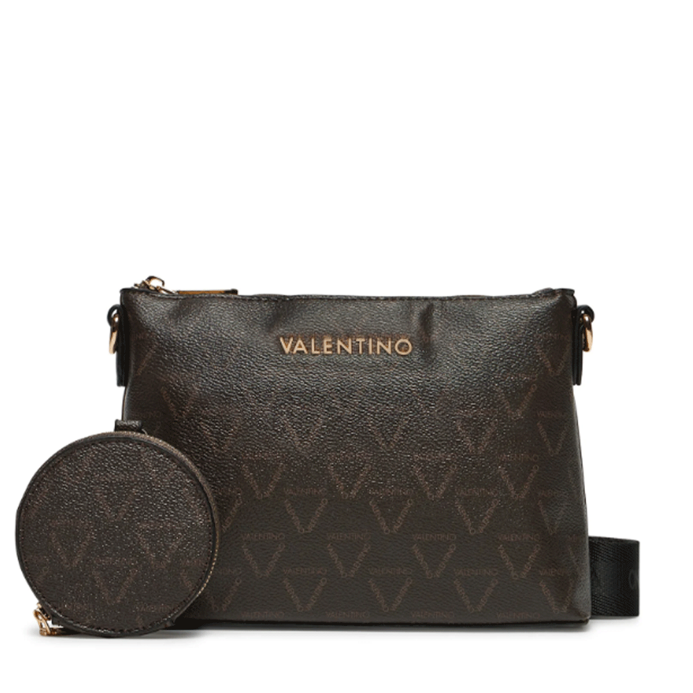 Pochette Donna con Tracolla VALENTINO BAGS linea Lady Re Colore Moro - Nero