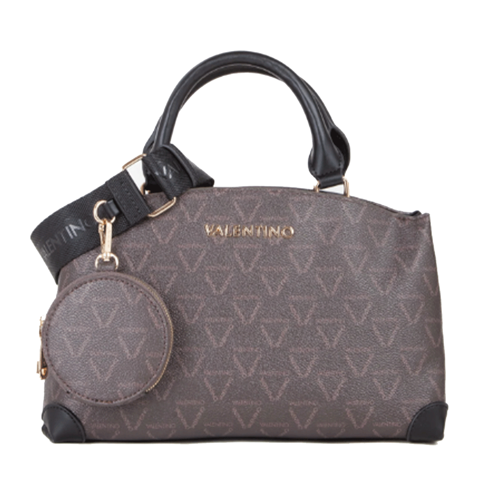 Borsa Donna a Mano VALENTINO BAGS linea Lady Re Colore Moro - Nero Misura Piccola