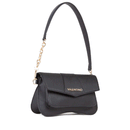 Borsa Donna a Spalla con Tracolla VALENTINO BAGS linea Unika Colore Nero Stampa Saffiano
