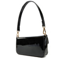 Damen Schultertasche und Umhängetasche VALENTINO BAGS Geranium Linie Schwarze Farbe