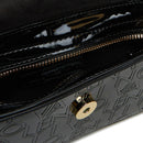 Damen Schultertasche und Umhängetasche VALENTINO BAGS Geranium Linie Schwarze Farbe