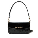 Damen Schultertasche und Umhängetasche VALENTINO BAGS Geranium Linie Schwarze Farbe