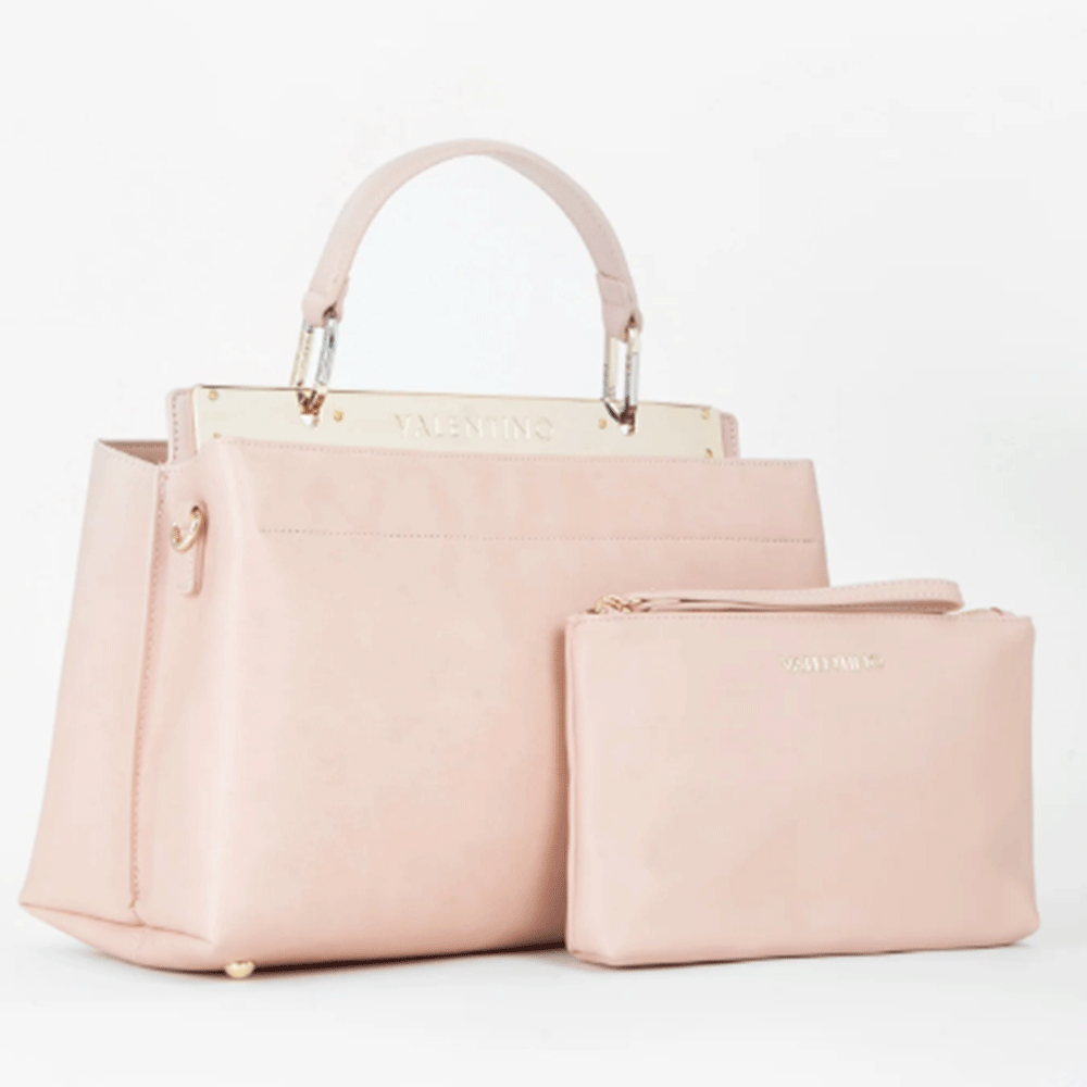 Borsa Donna a Mano VALENTINO BAGS linea Victoria colore Cipria