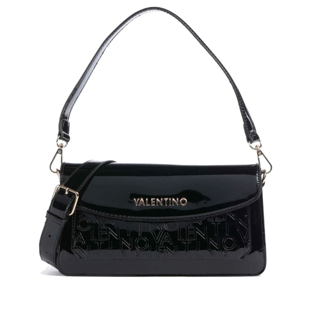 Borsa Donna a Spalla VALENTINO BAGS linea Geranium colore Nero Misura Grande