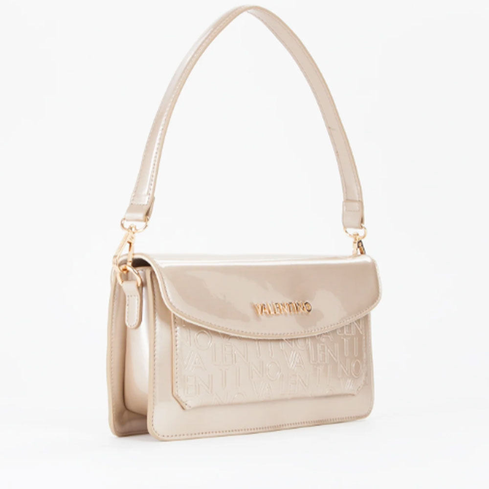 Borsa Donna a Spalla VALENTINO BAGS linea Geranium colore Oro Chiaro Misura Grande