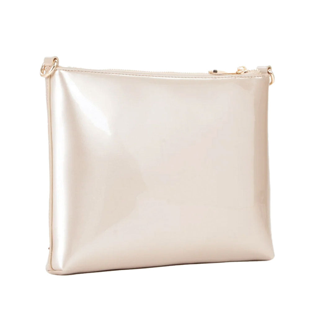 Borsa Donna a Tracolla VALENTINO BAGS linea Geranium colore Oro Chiaro