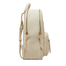 VALENTINO BAGS Damen Rucksack Rised Re Linie Ecru Farbe Kleine Größe
