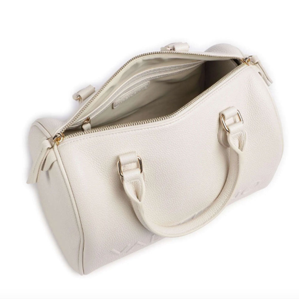 Borsa Donna a Mano a Bauletto VALENTINO BAGS linea Rised Re Colore Ecru Misura Grande