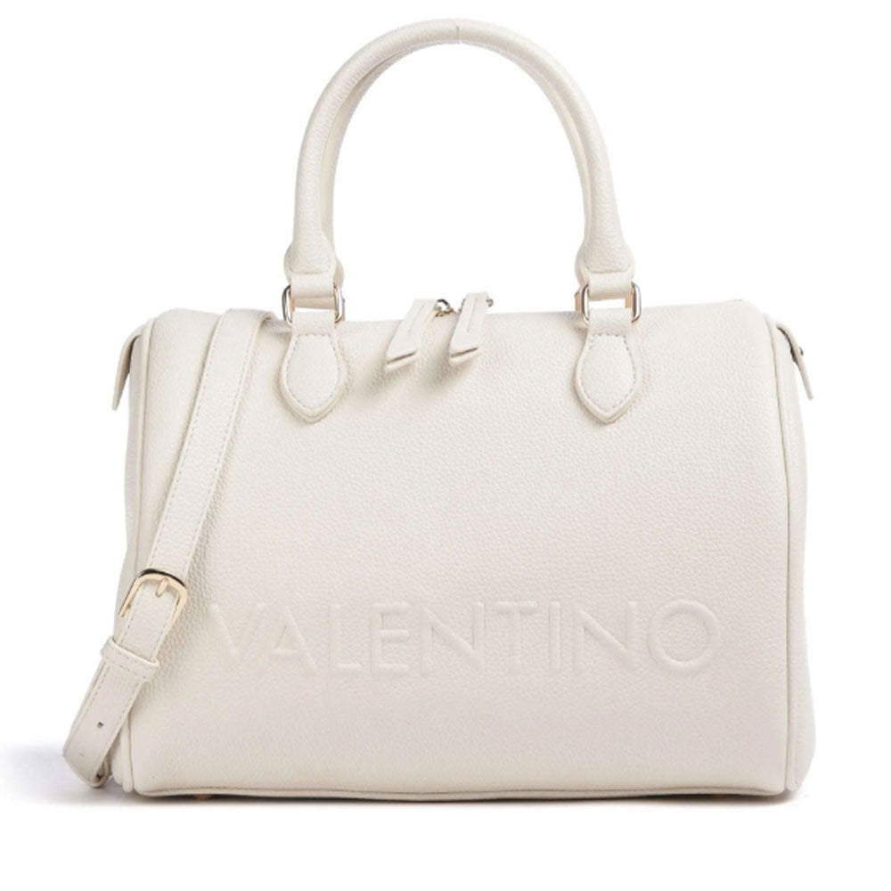 Borsa Donna a Mano a Bauletto VALENTINO BAGS linea Rised Re Colore Ecru Misura Grande