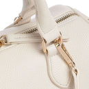 Damenhandtasche in Bowlerform VALENTINO BAGS Linie Rised Re Farbe Ecru