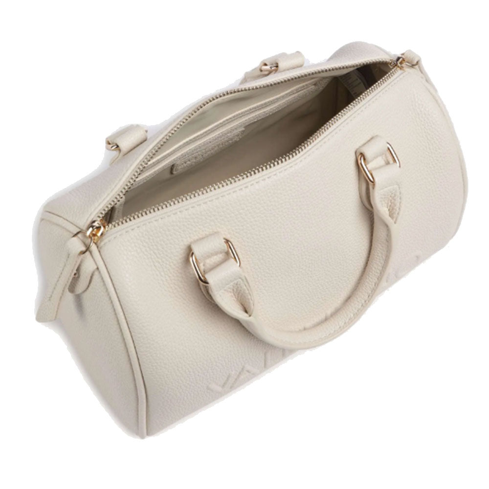 Damenhandtasche in Bowlerform VALENTINO BAGS Linie Rised Re Farbe Ecru