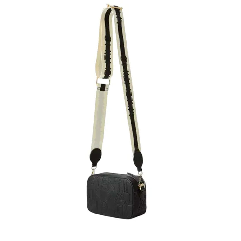 Borsa Donna a Tracolla Camer Bag VALENTINO BAGS linea Pansy colore Nero