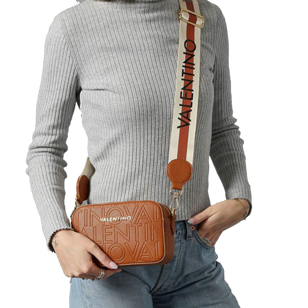 Borsa Donna a Tracolla Camer Bag VALENTINO BAGS linea Pansy colore Nero