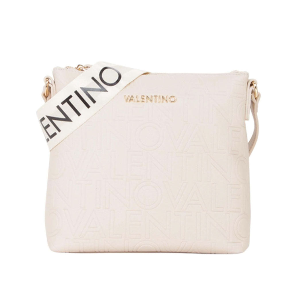 Borsa Donna Bandoliera a Tracolla VALENTINO BAGS linea Pansy colore Ecru