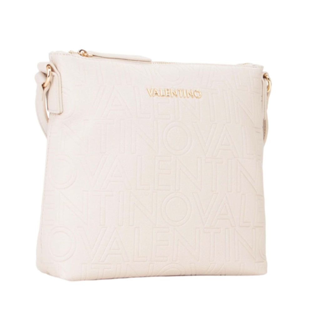 VALENTINO BAGS Pansy Linie 
Damen Umhängetasche Bandolier in Ecru Farbe