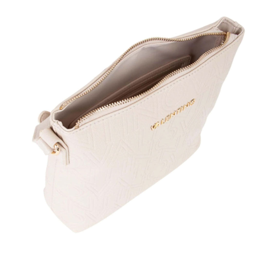 VALENTINO BAGS Pansy Linie 
Damen Umhängetasche Bandolier in Ecru Farbe