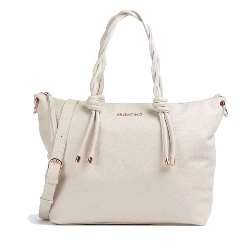 Borsa Donna Shopper a Spalla VALENTINO BAGS linea Scarlett Re Colore Ecru