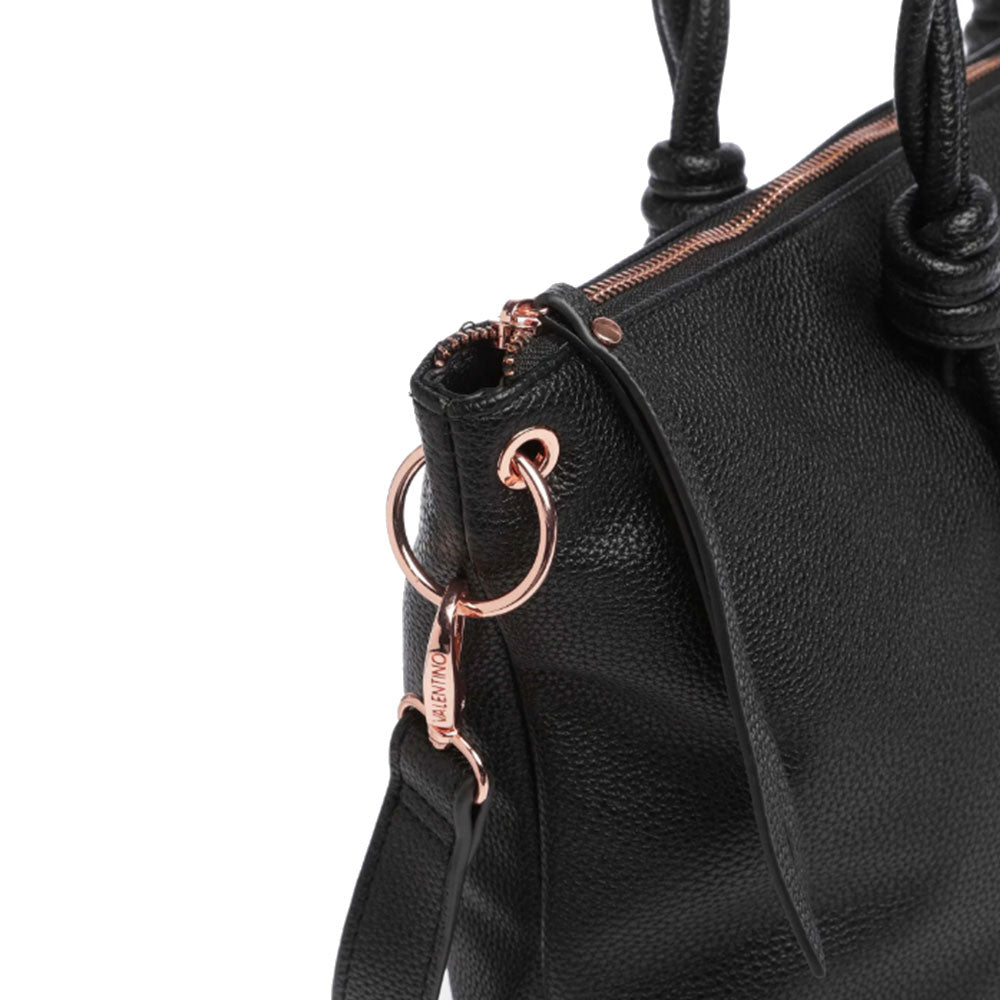 Women's Black Shoulder Tote Bag VALENTINO BAGS Scarlett Re