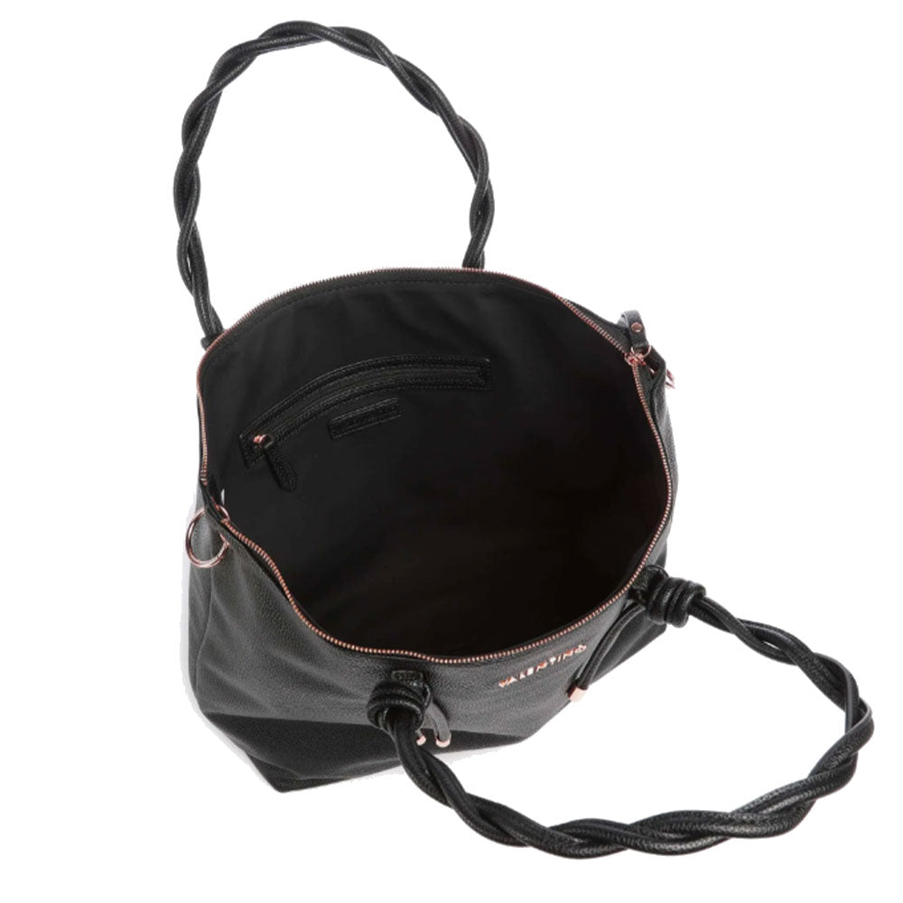 Women's Black Shoulder Tote Bag VALENTINO BAGS Scarlett Re