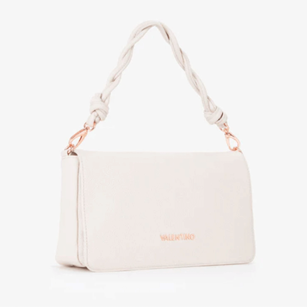 Borsa Donna a Spalla VALENTINO BAGS linea Scarlett Re Colore Ecru