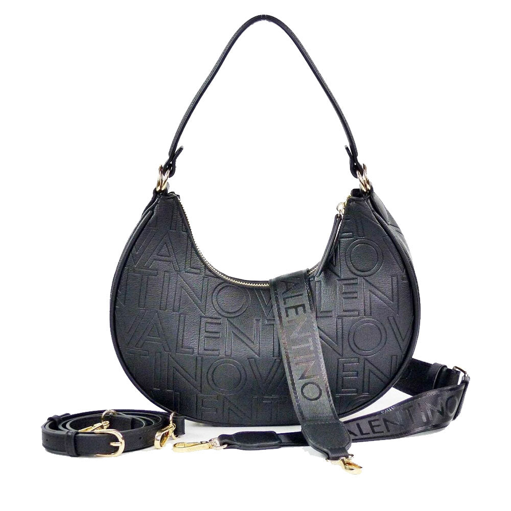 Damen-Beuteltasche mit Umhängeriemen VALENTINO BAGS Modell Shelby in Schwarz