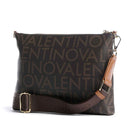Women's Dark Brown and Natural Crossbody Bag VALENTINO BAGS Regina Re