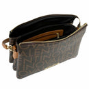 Damen-Schultertasche mit Umhängeriemen VALENTINO BAGS Modell Regina Re in Dunkelbraun-Natur