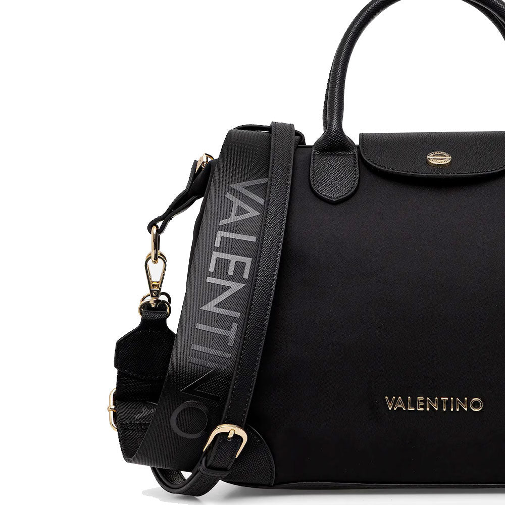 Borsa Donna a Mano con Tracolla in Tessuto VALENTINO BAGS linea Jolly Re Colore Nero