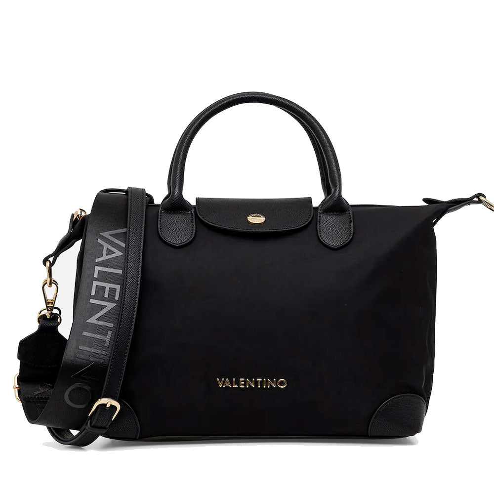 Borsa Donna a Mano con Tracolla in Tessuto VALENTINO BAGS linea Jolly Re Colore Nero